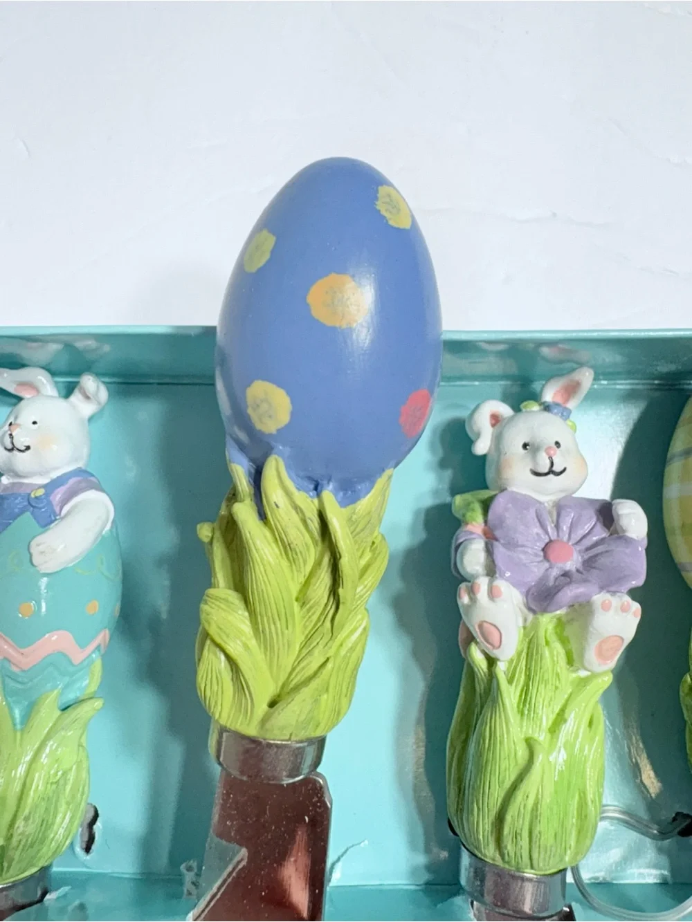 Easter Bunny Handle Spreader Set - Pastel Green & Pink